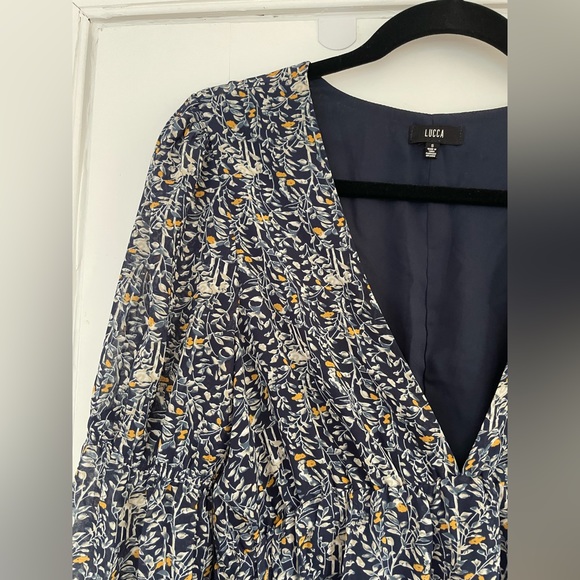 UO Lucca Couture Empire Waist Bell-Sleeve Dress - Picture 8 of 15